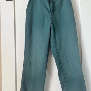 Dickies Women’s Teal Chinos intentionally worn look